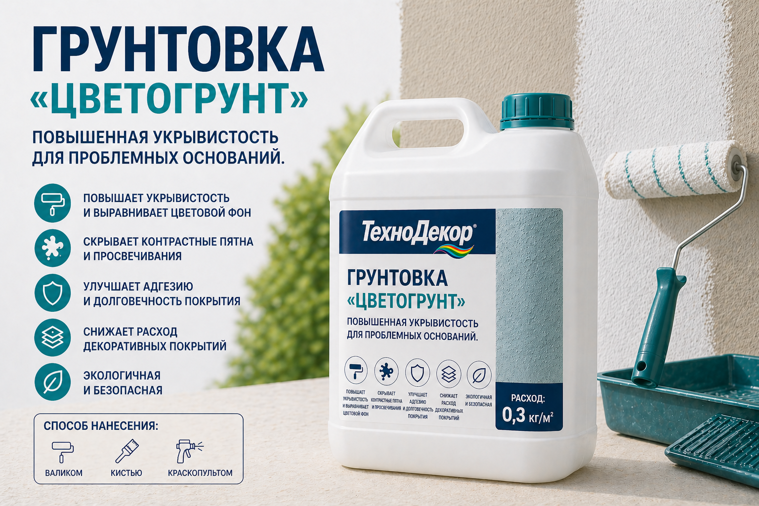 Грунтовка «Цветогрунт»